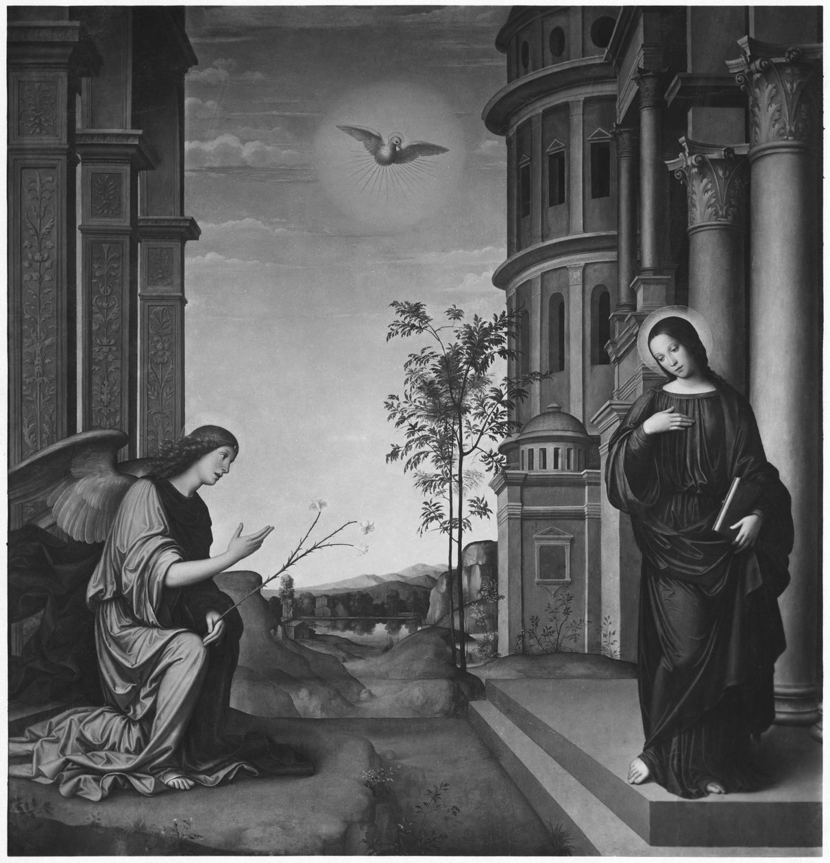 La Anunciación, c.1502 de Il Francia