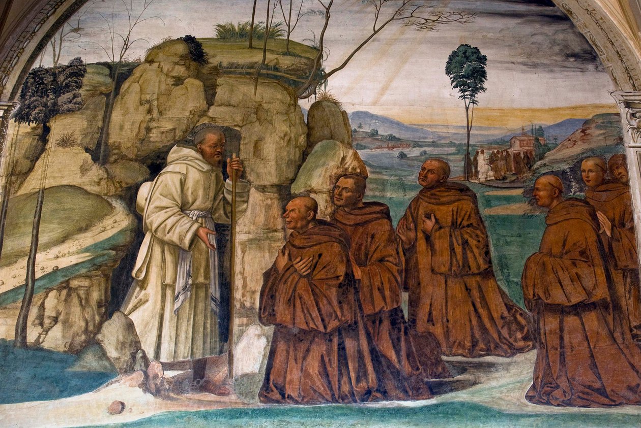 Vida de San Benito, Escena 9: de Il Sodoma