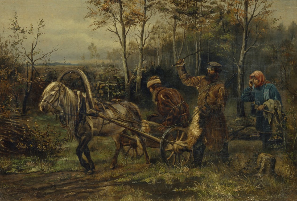 Ladrón de madera de Illarion Mikhailovich Pryanishnikov