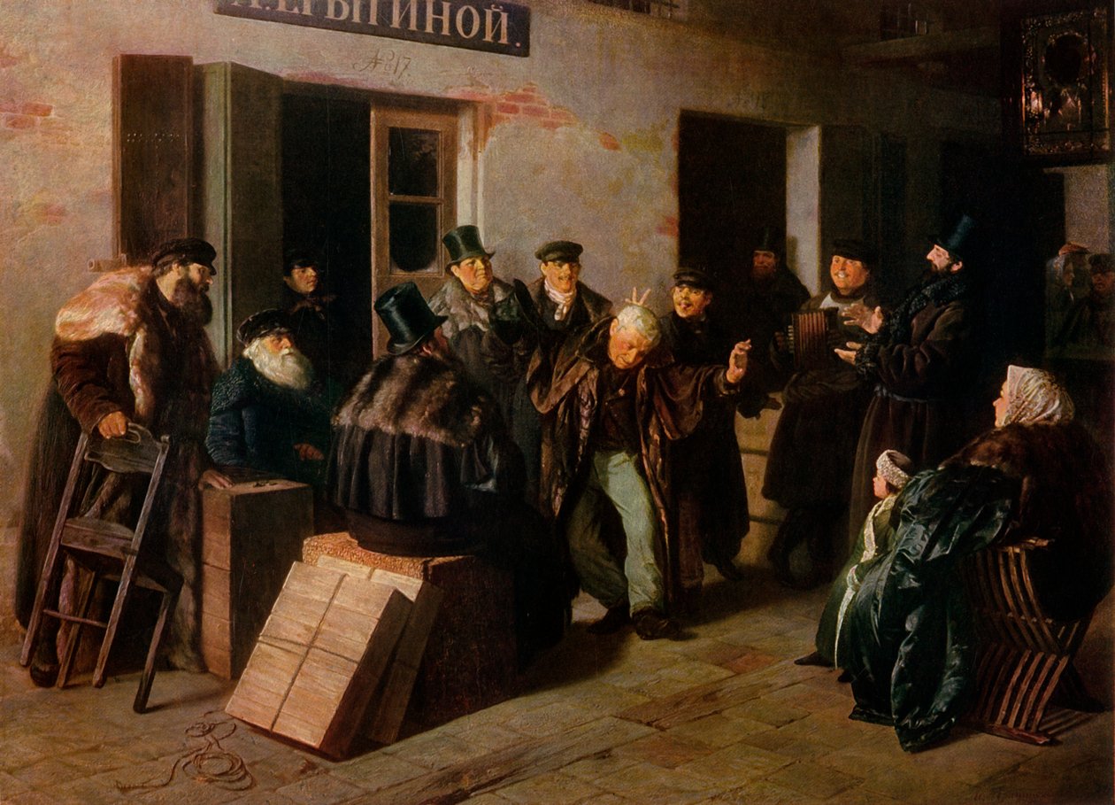 Los bufones, 1865, 1965 de Illarion Pryanishnikov