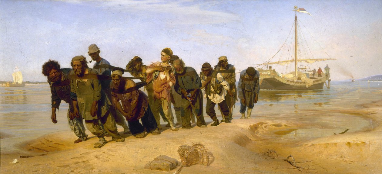 Los sirgadores del Volga de Ilya Efimovich Repin