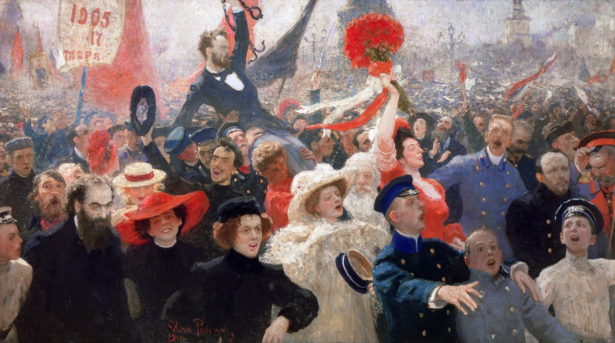 17 de octubre de 1905 de Ilya Efimovich Repin