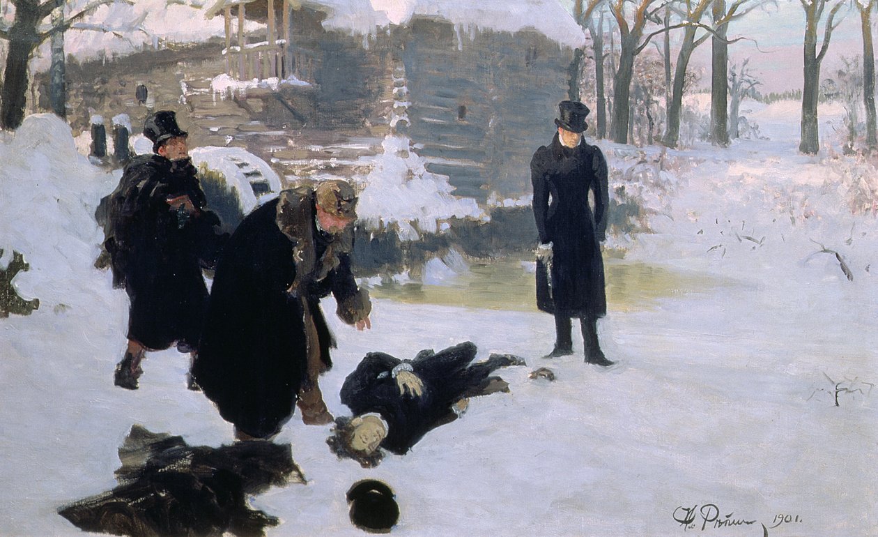 El duelo, 1901 de Ilya Efimovich Repin