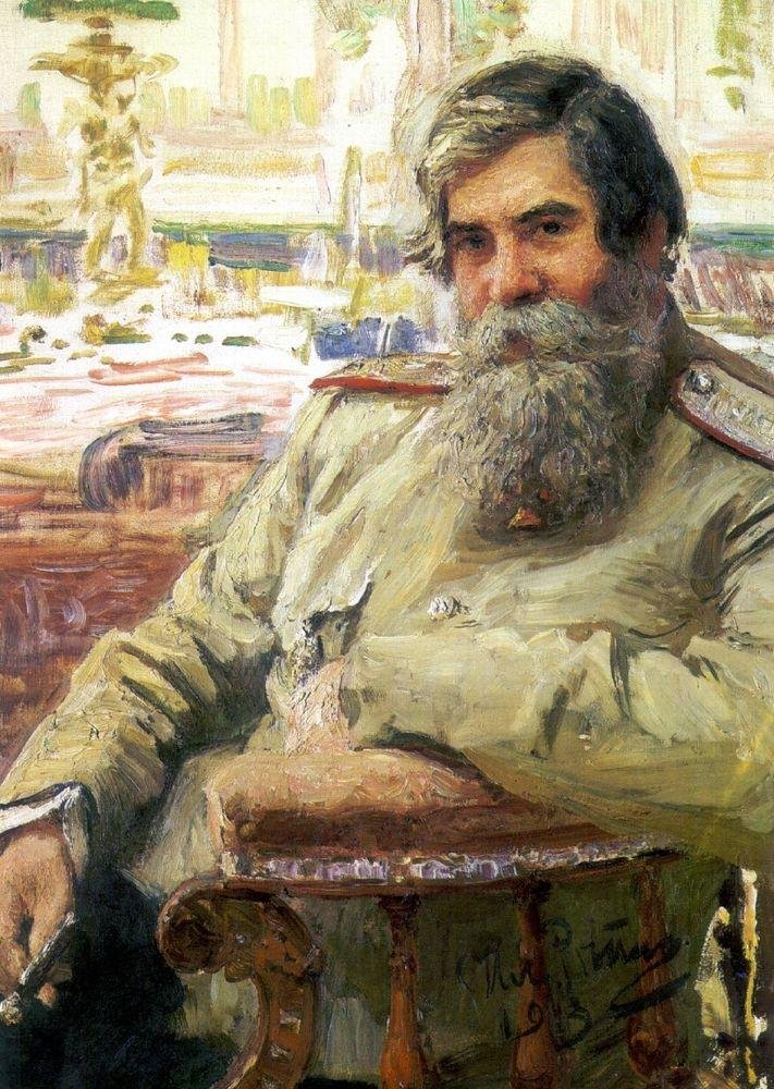 Retrato del neurofisiólogo y psiquiatra Vladimir Mikhailovich Bekhterev de Ilya Efimovich Repin
