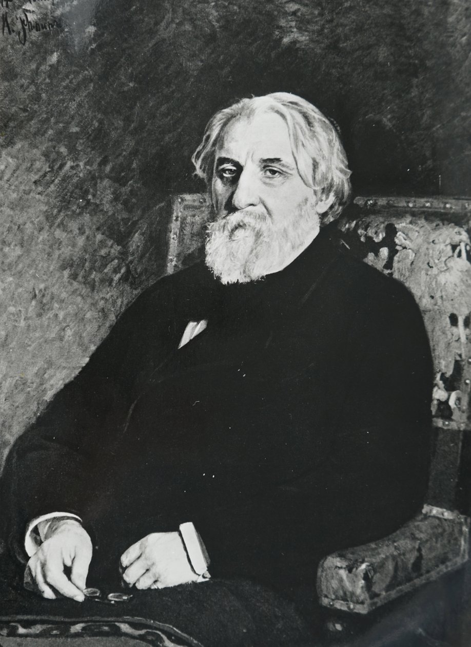 Iván Serguéievich Turguéniev de Ilya Efimovich (after) Repin