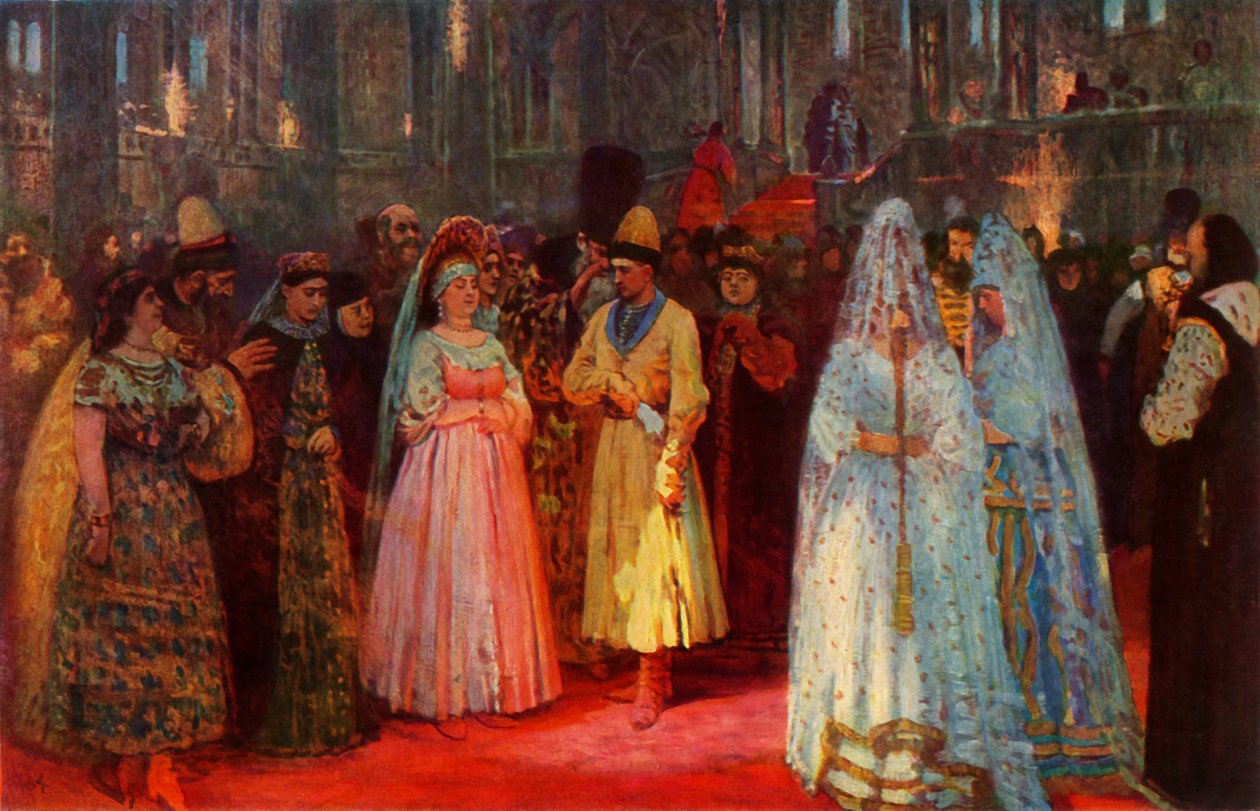 Eligiendo a la novia del zar, 1884, 1965 de Ilya Efimovich Repin
