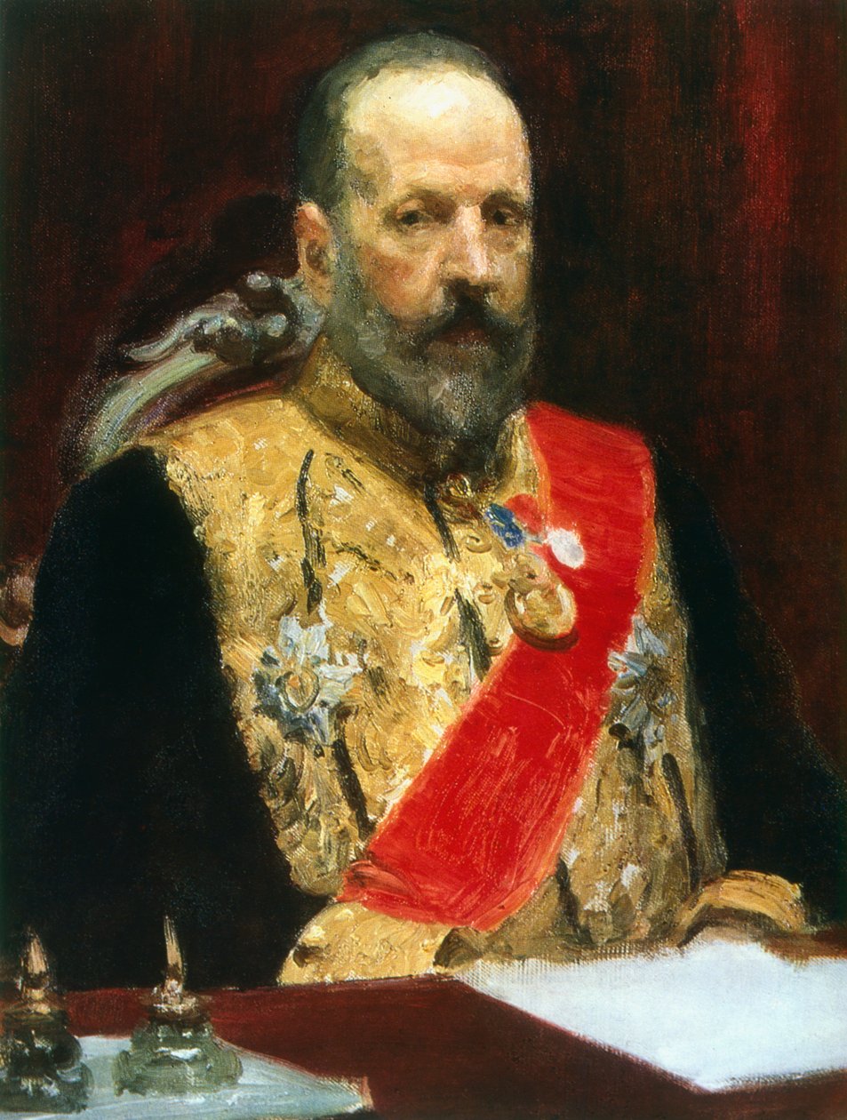 Conde Witte, estadista ruso, c1901-1903 de Ilya Efimovich Repin