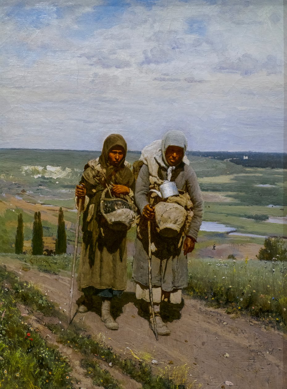 MUJERES PIADOSAS EN PEREGRINACIÓN de Ilya Efimovich Repin
