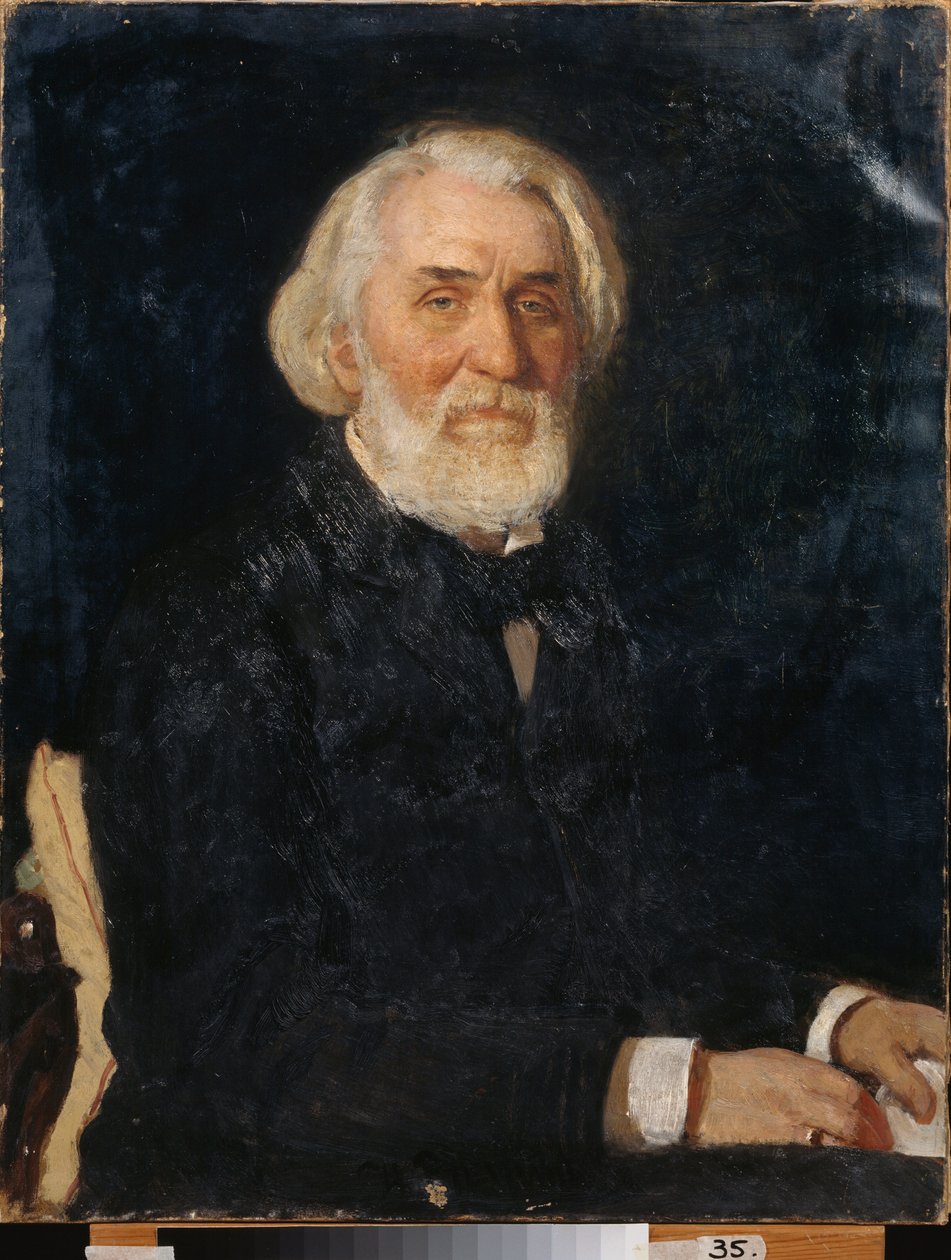Retrato del escritor Ivan Sergeyevich Turgenev (Turgenev de Ilya Efimovich Repin
