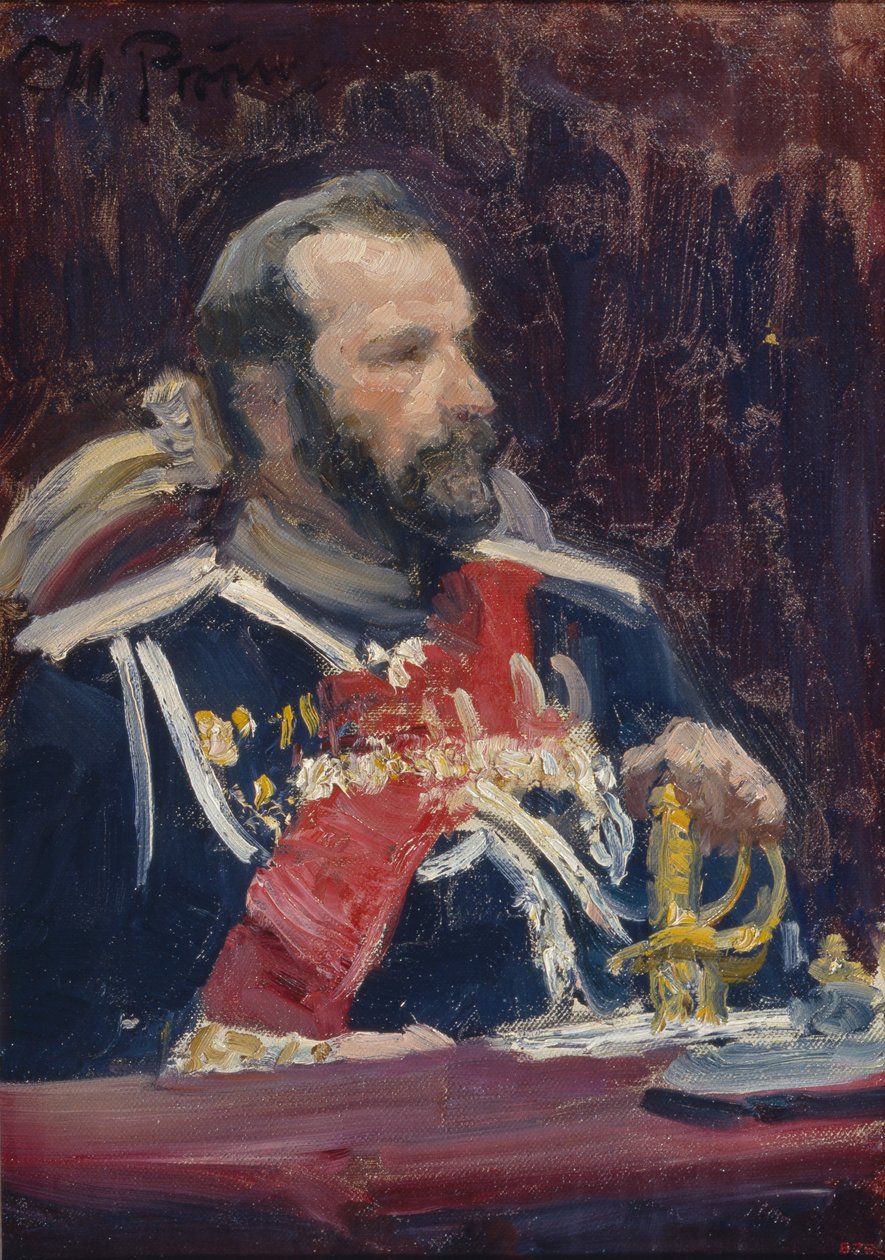 Retrato del General Alexei Nikolayevich Kuropatkin 1848-1925, c. 1901-1902 de Ilya Efimovich Repin