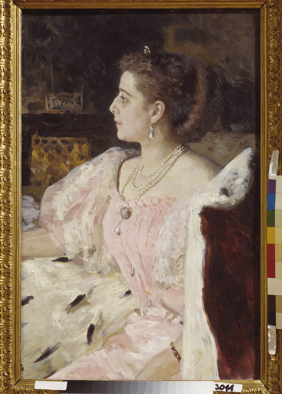 Retrato de la Princesa Nitalia Golovina de Ilya Efimovich Repin