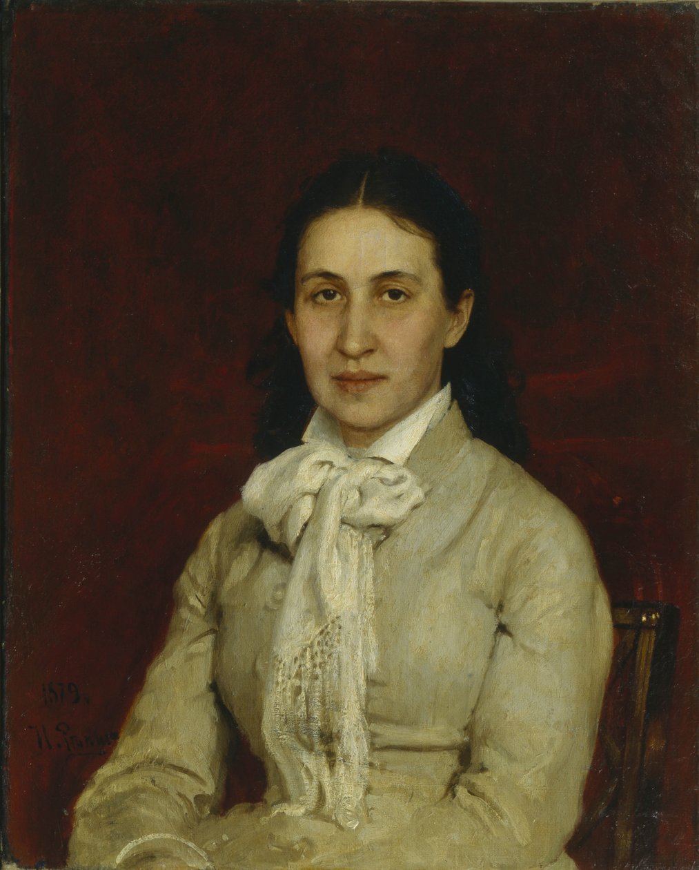 Retrato de Yelizaveta Grigoryevna Mamontova, 1847-1908, 1878 de Ilya Efimovich Repin