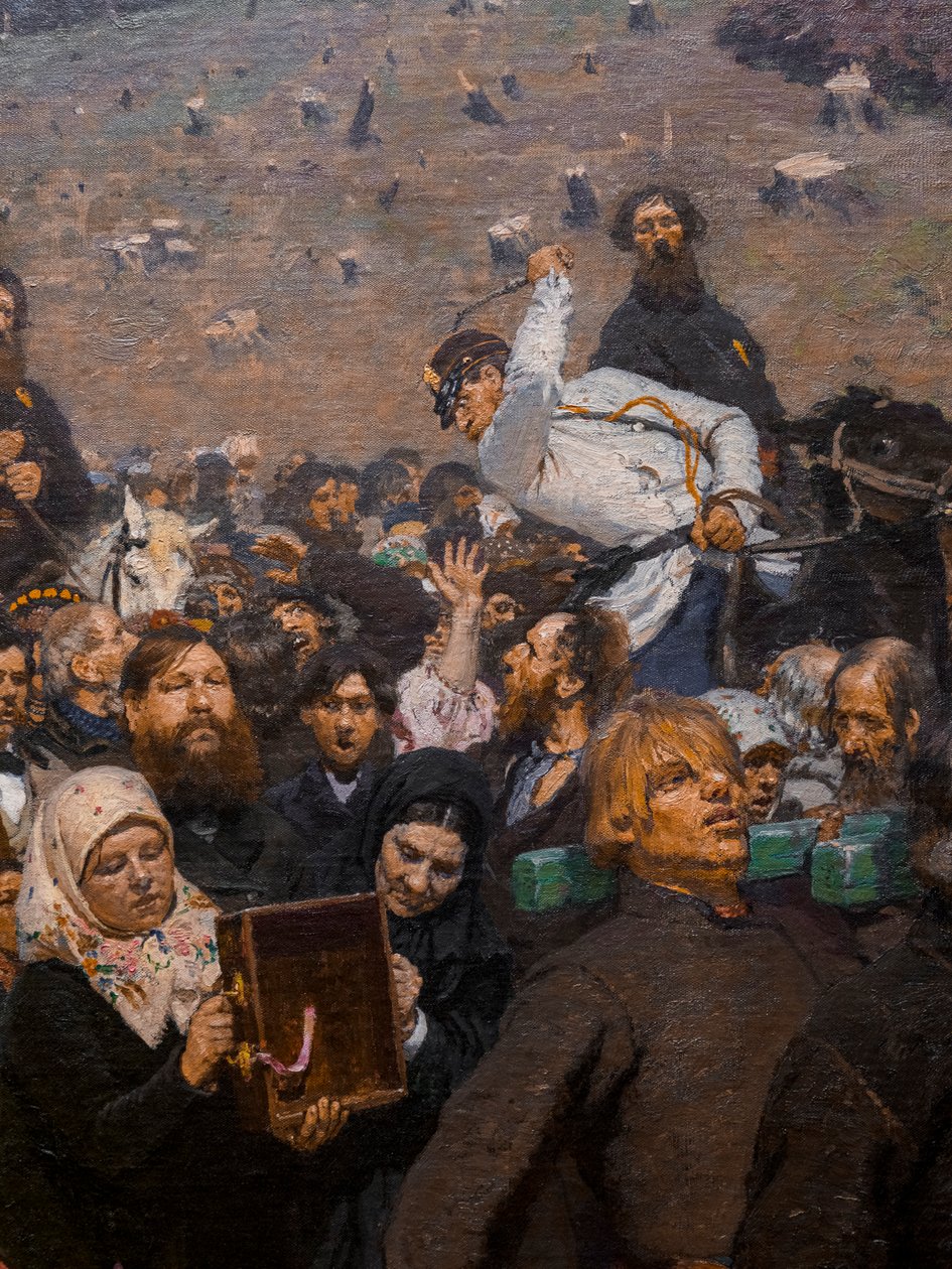 PROCESION RELIGIOSA EN LA PROVINCIA DE KURSK (detalle) de Ilya Efimovich Repin