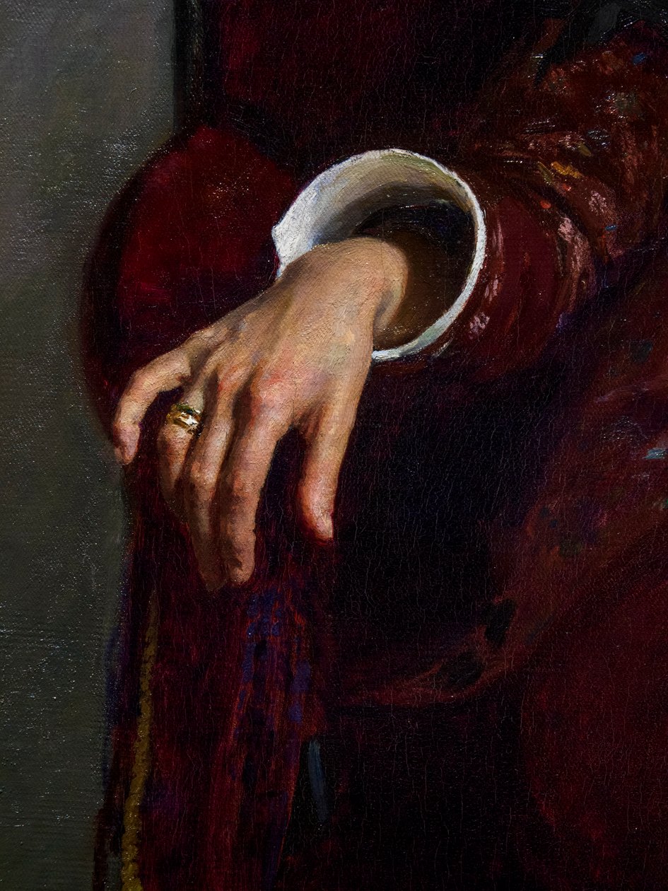 DESCANSO (detalle) de Ilya Efimovich Repin