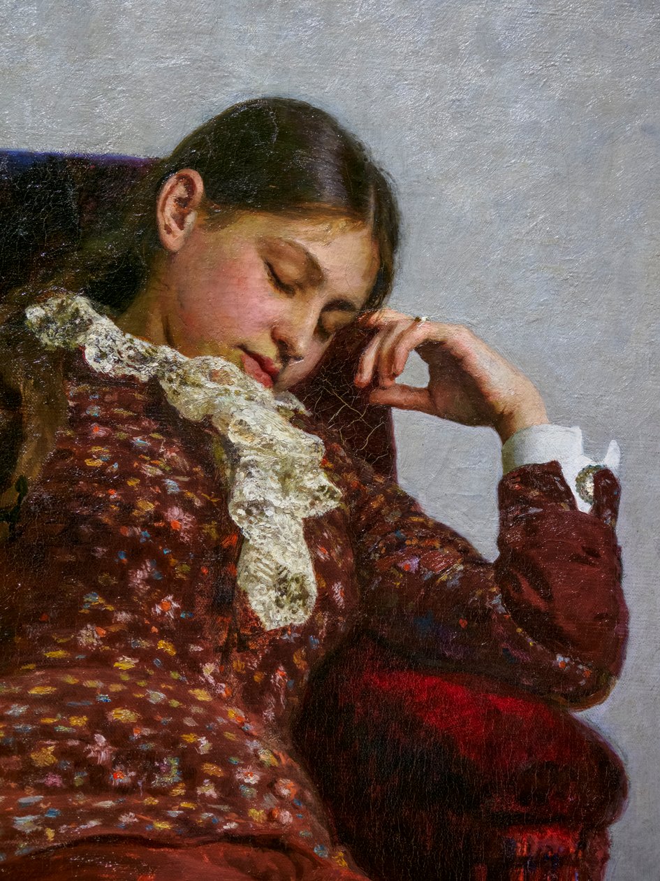 DESCANSO (detalle) de Ilya Efimovich Repin