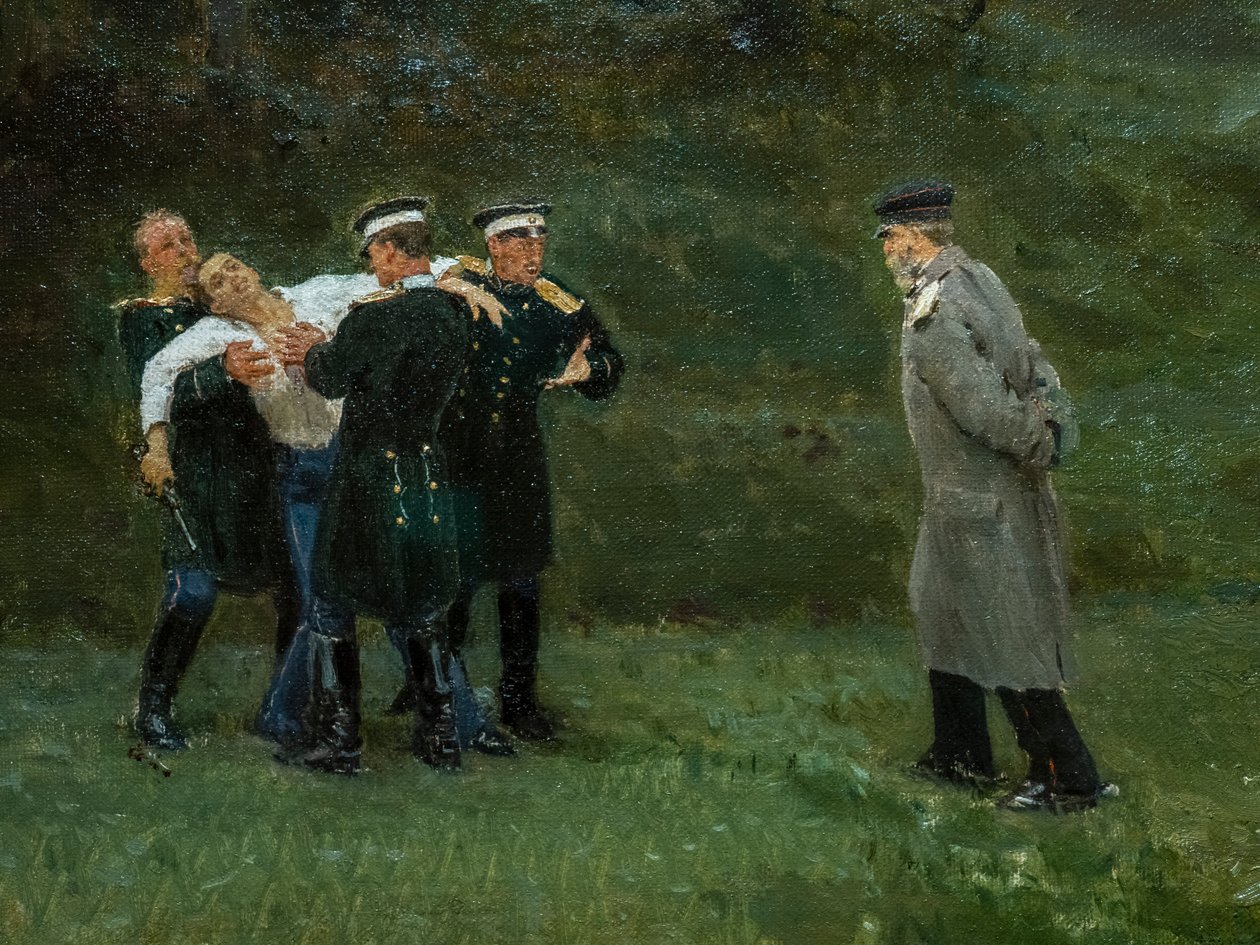 EL DUELO (detalle) de Ilya Efimovich Repin