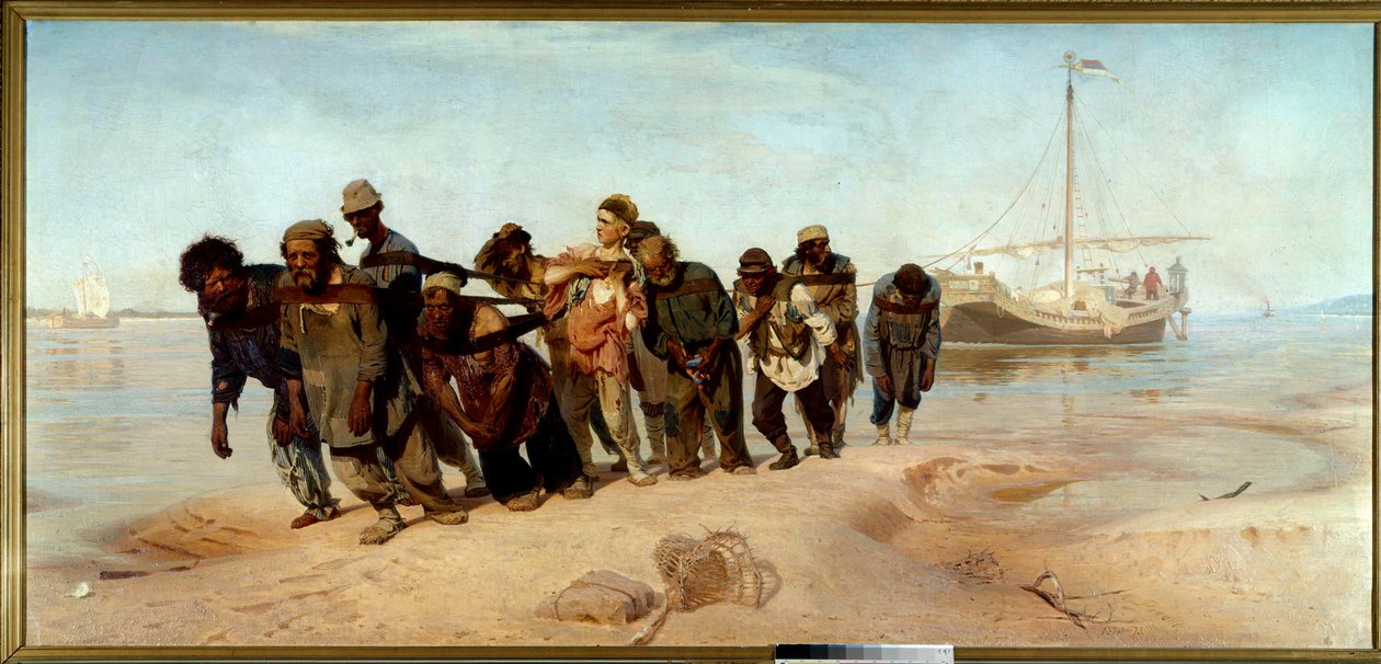 Los barqueros del Volga de Ilya Efimovich Repin