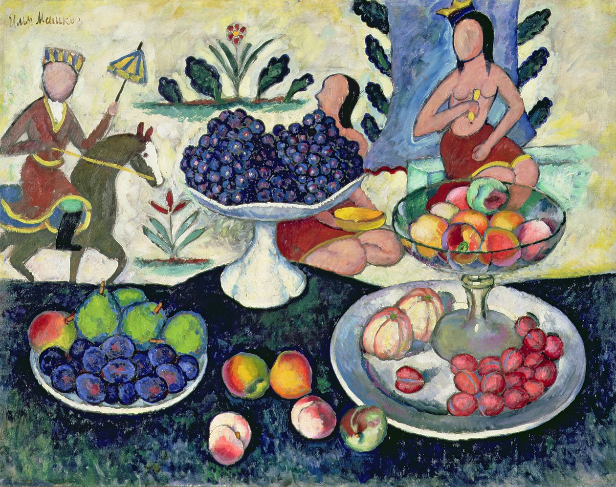 Naturaleza muerta de frutas, 1913 de Ilya Ivanovich Mashkov