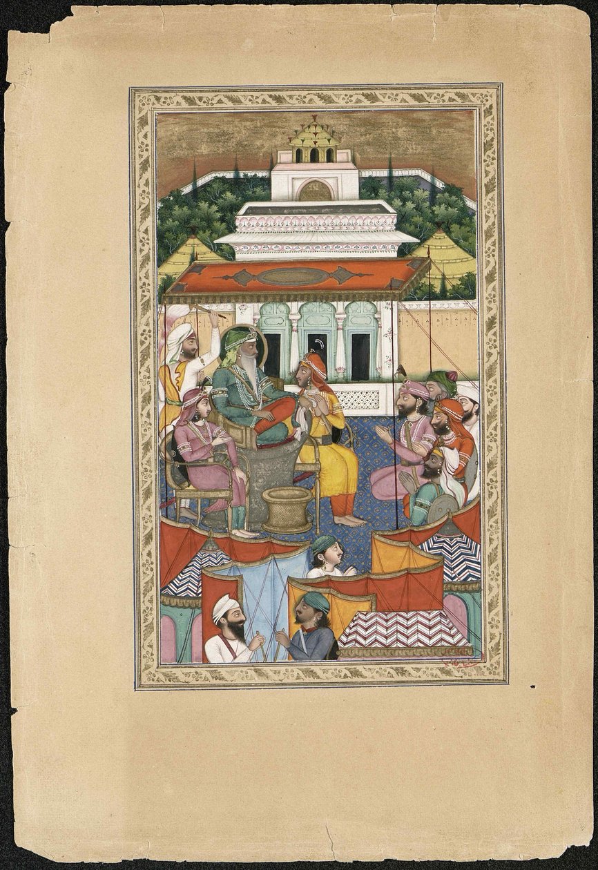 Maharajá Ranjit Singh, 1841 de Imam Bakhsh Lahori
