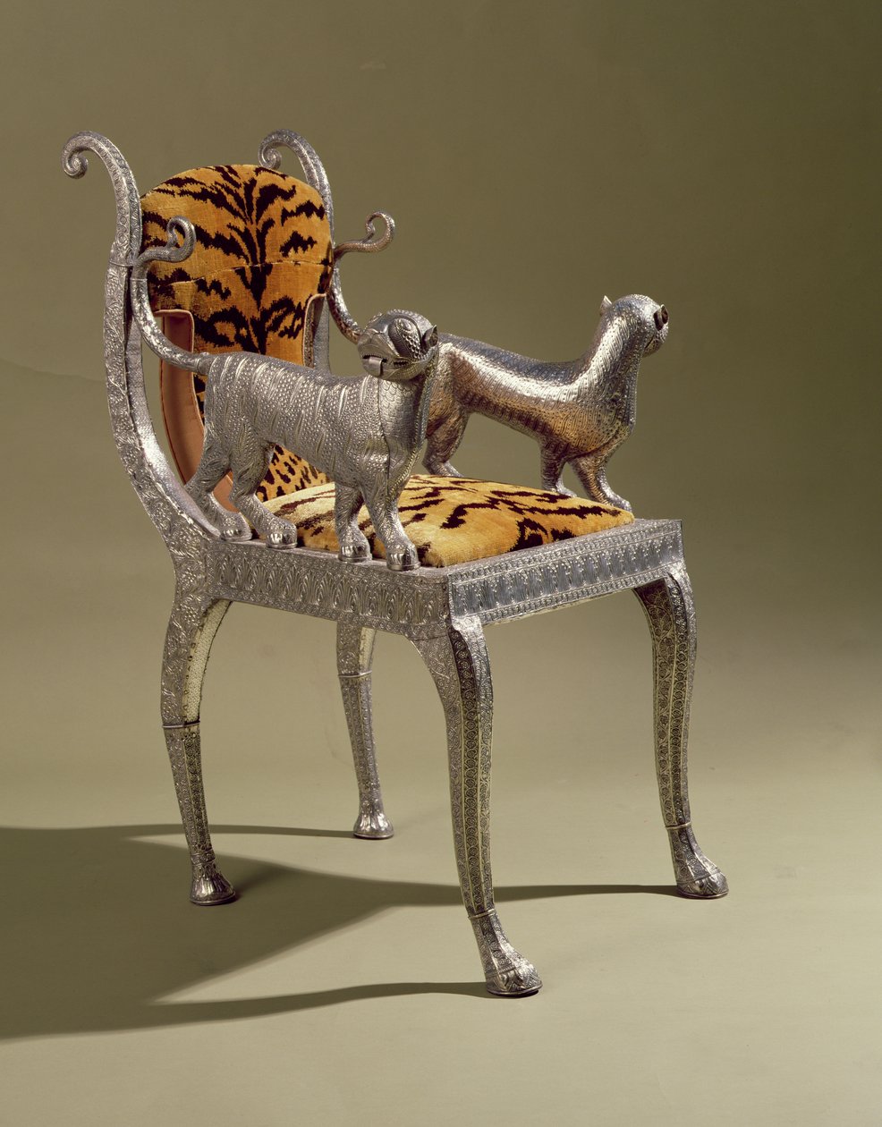 Sillón, indio, siglo XIX de Indian School