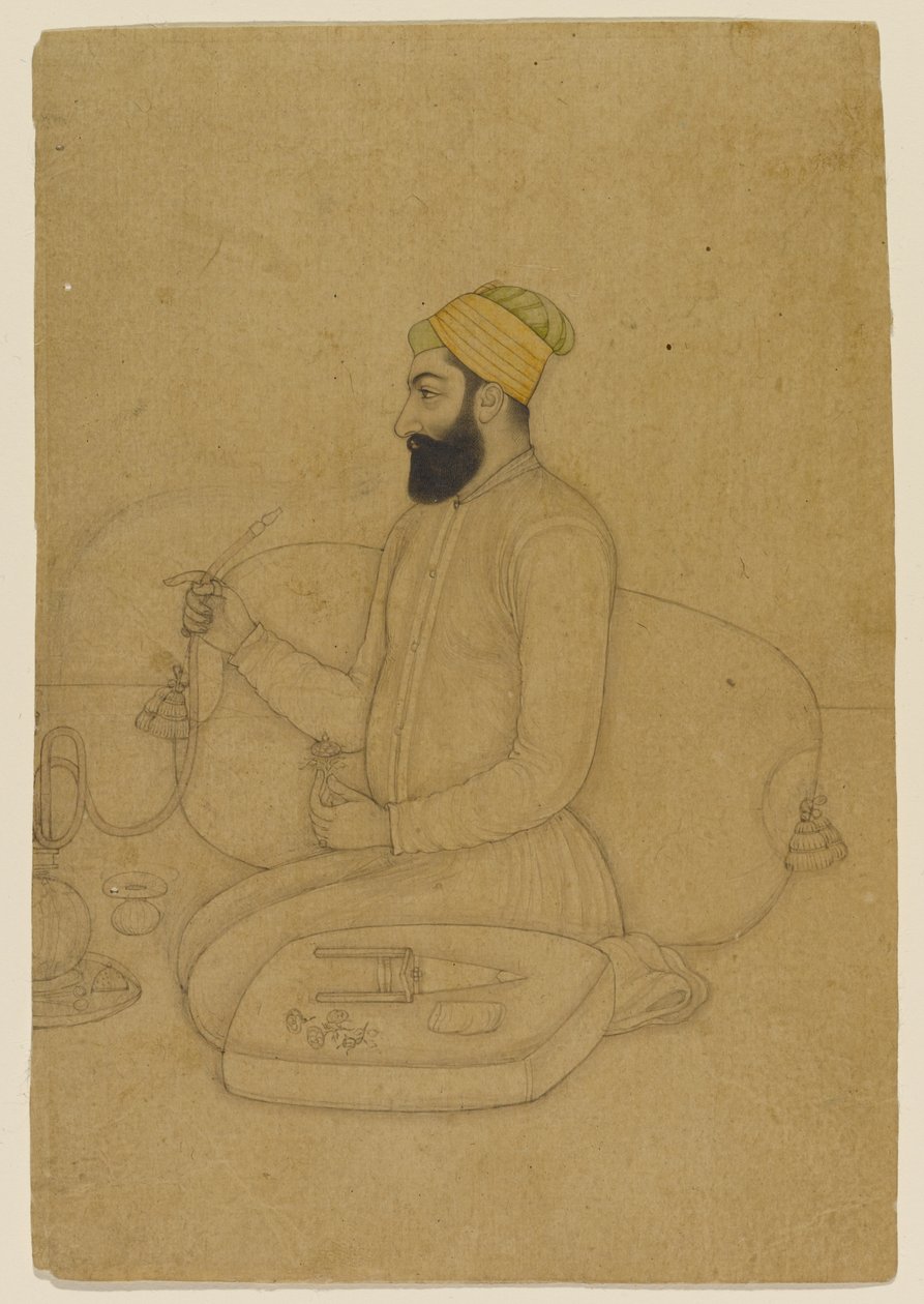 Retrato de Mirza Dakhani, Naubat Khan de Indian School