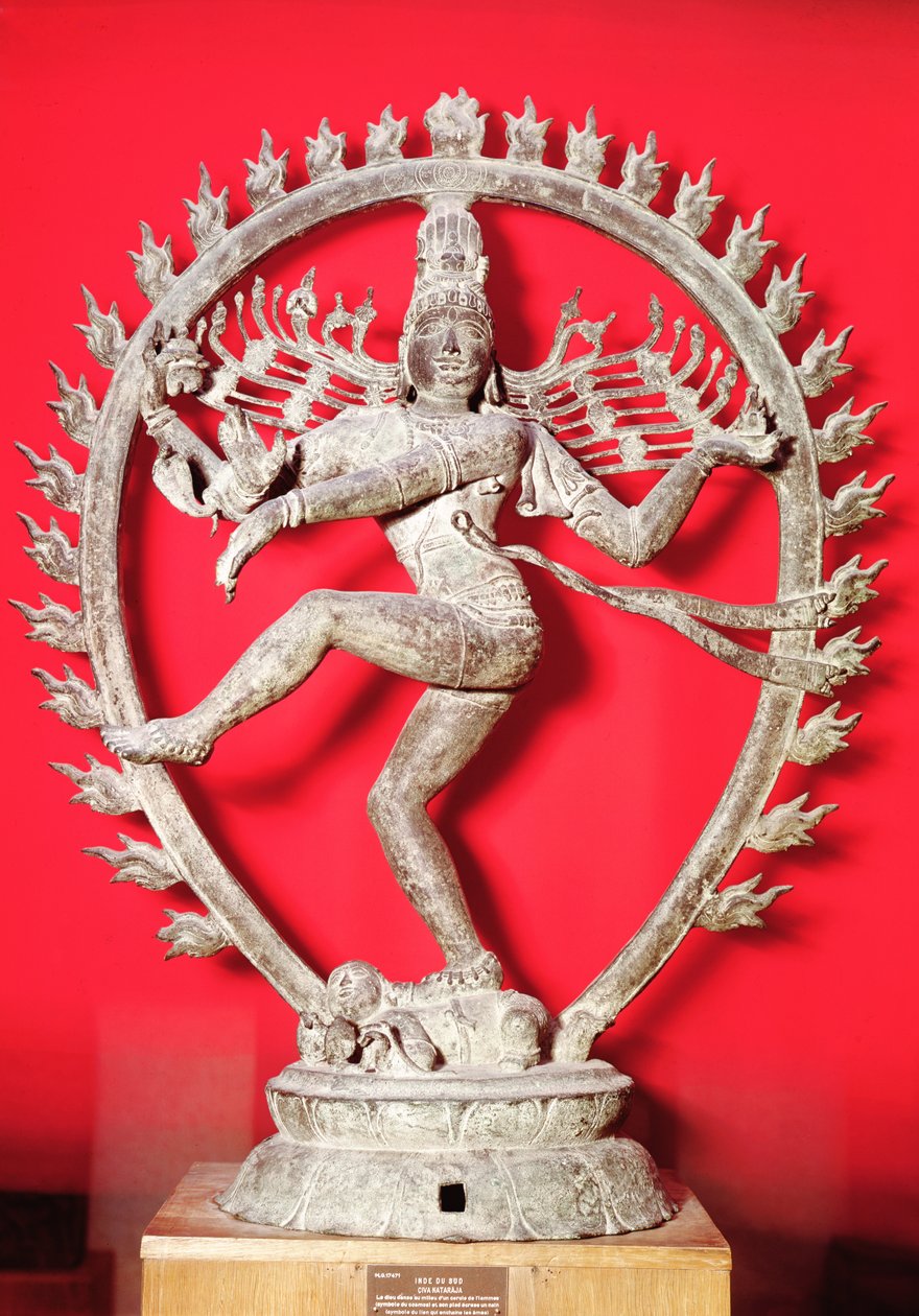 Shiva Nataraja, Dravidiano (bronce) de Indian School