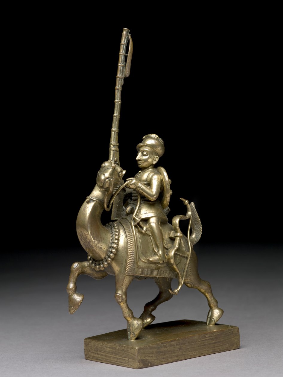 Un hombre con arcabuz montando un camello, Vizagapatam, c.1795 de Indian School