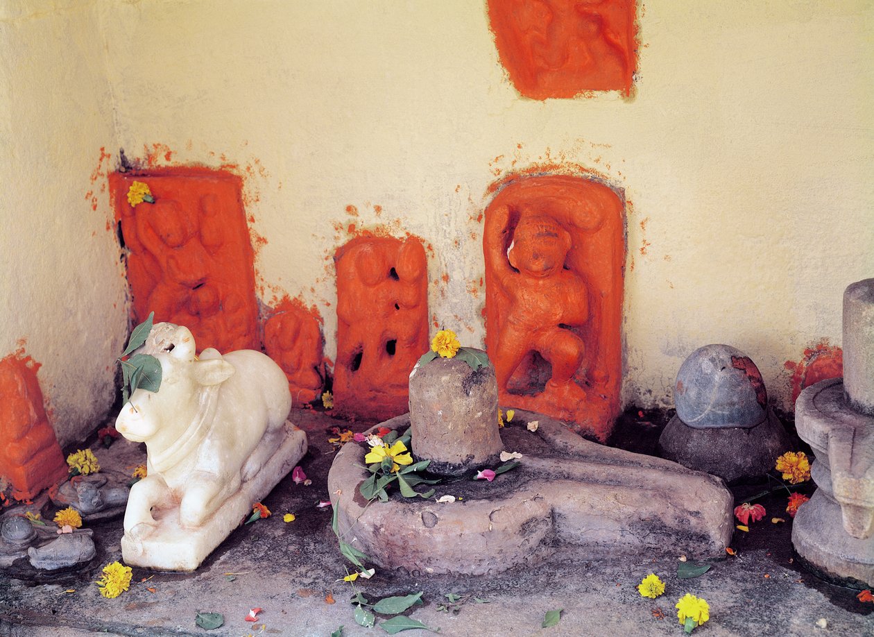 Un santuario de una capilla en el Ganges de Indian School
