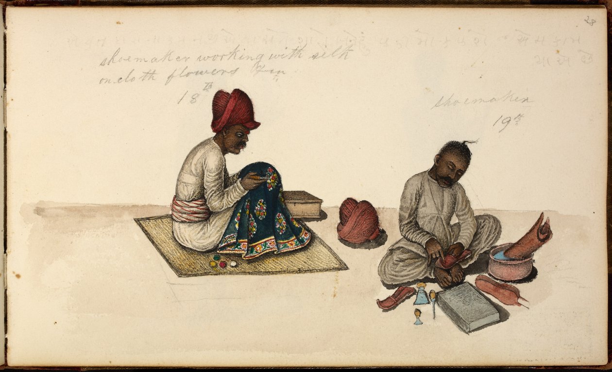 Agregar. O. 1539, zapatero y bordador de Indian School