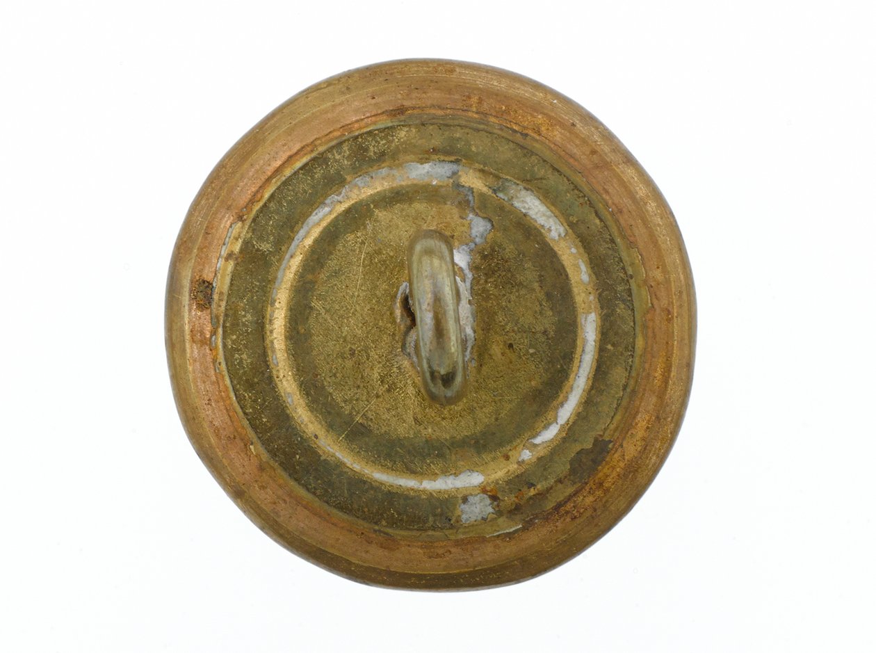 Botón, Cuerpo de Estado Mayor de Madrás, 1876-1891 de Indian School