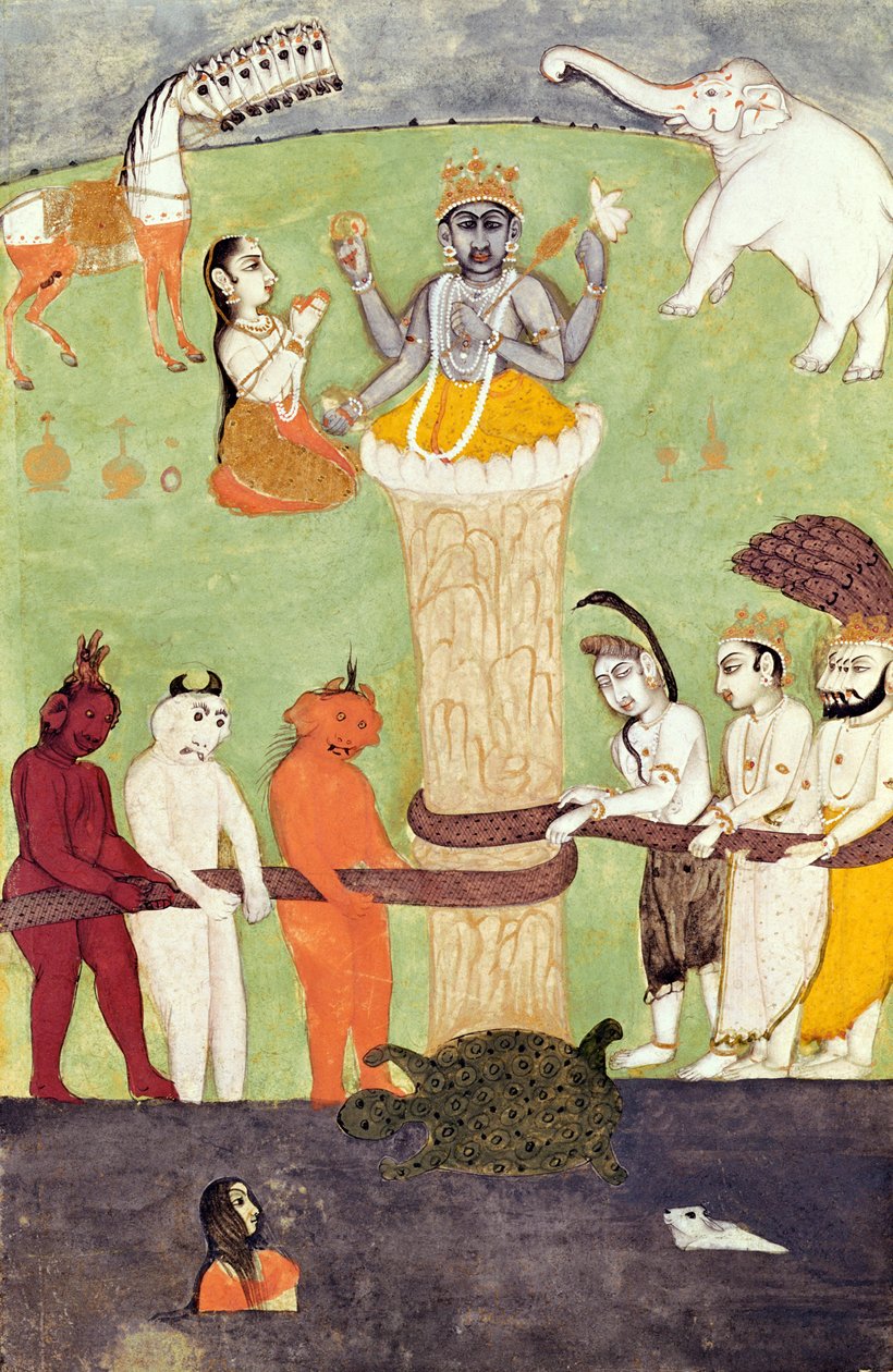 Batido del Mar de Leche, siglos XV-XVII de Indian School