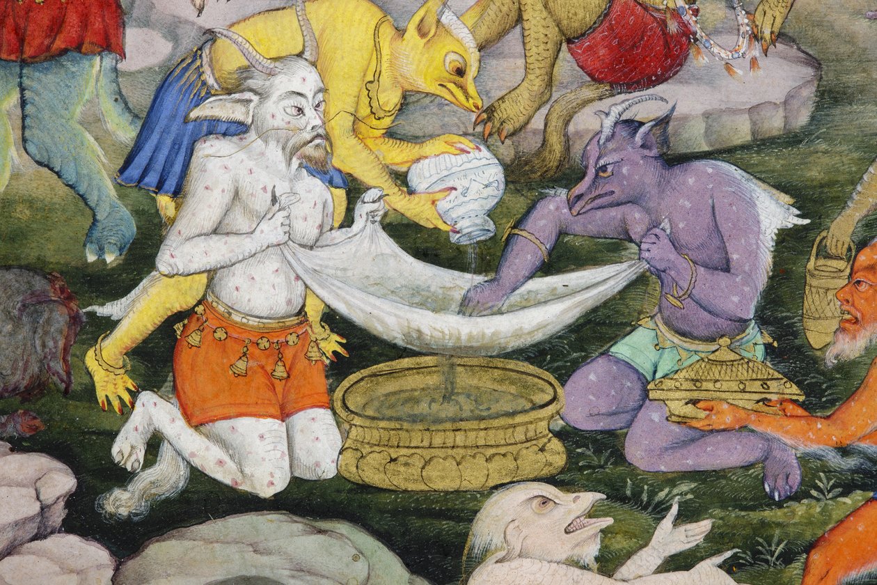 (detalle) Demonios en un paisaje salvaje de Indian School
