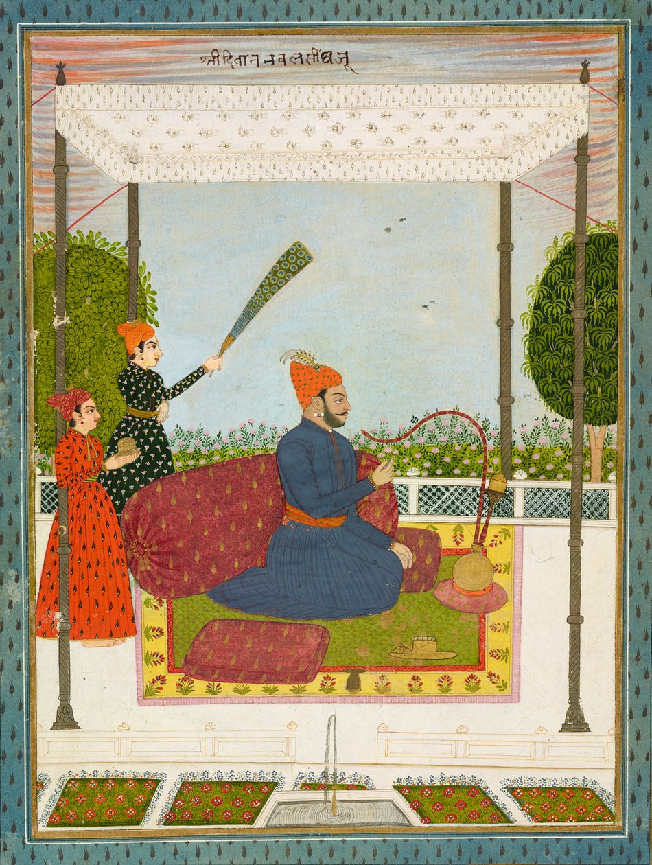Diwan Nawal Singh, Primer Ministro de Datia, c.1750 de Indian School