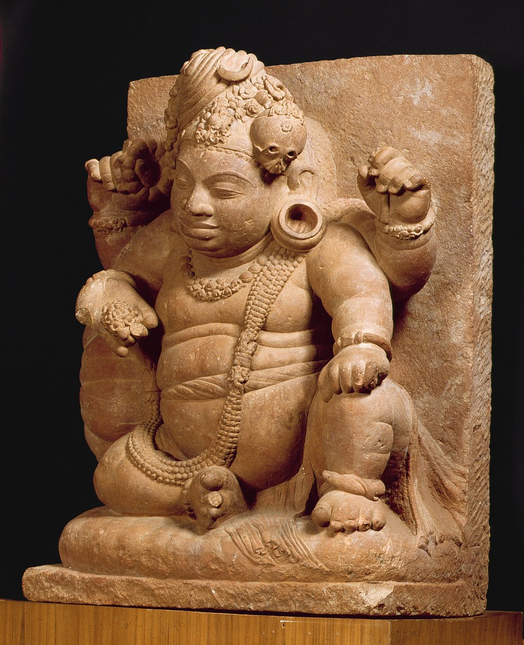 Figura de Siva como Vamana, Mansar Maharashtra de Indian School