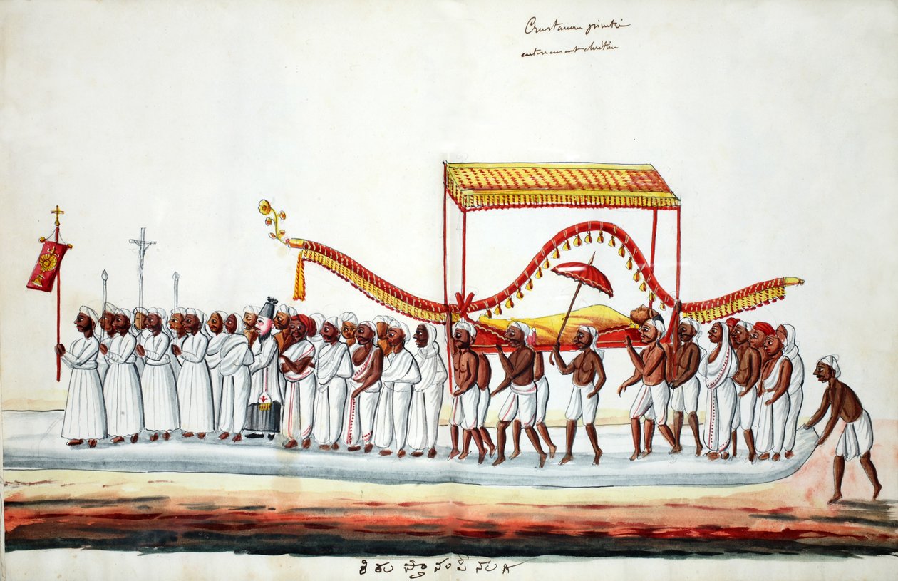 Procesión fúnebre de Indian School
