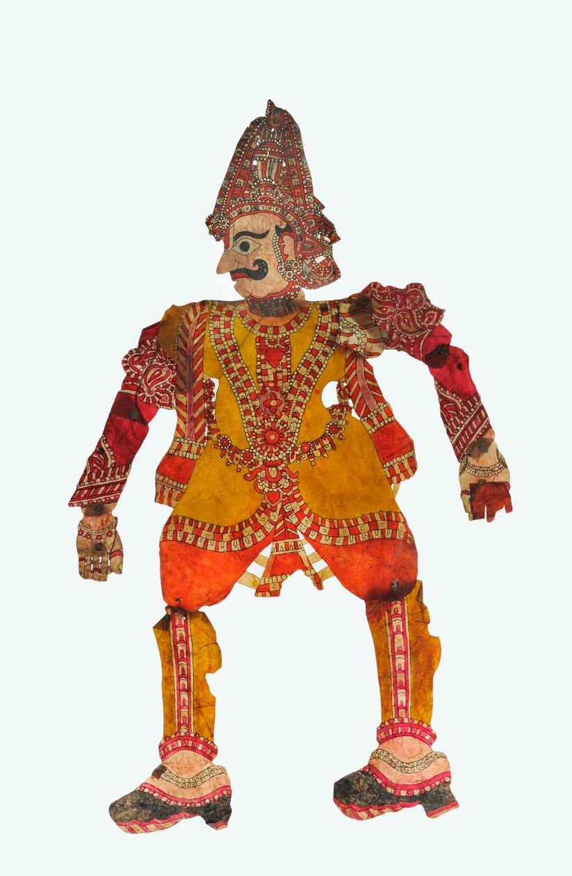 Marioneta gigante de sombra de Karnataka de Indian School