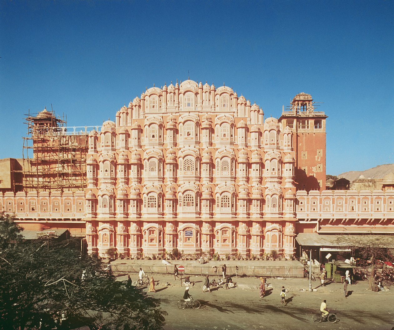 Hawa Mahal (Palacio de los Vientos) construido en 1799 de Indian School