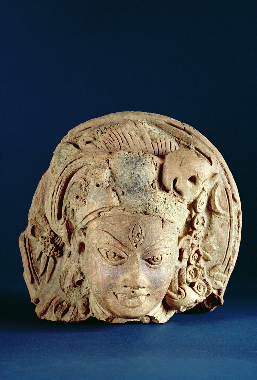 Cabeza de Ardhanarisvara, Newal, Unnao de Indian School