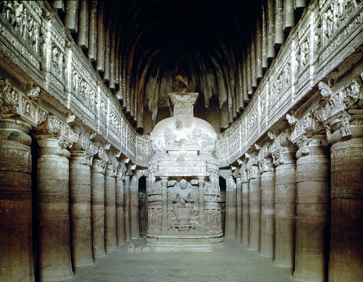 Interior de la Cueva 26 de Indian School