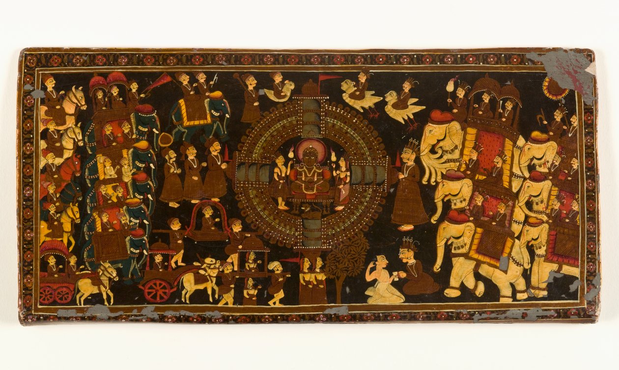Cubierta de libro jainista de Indian School