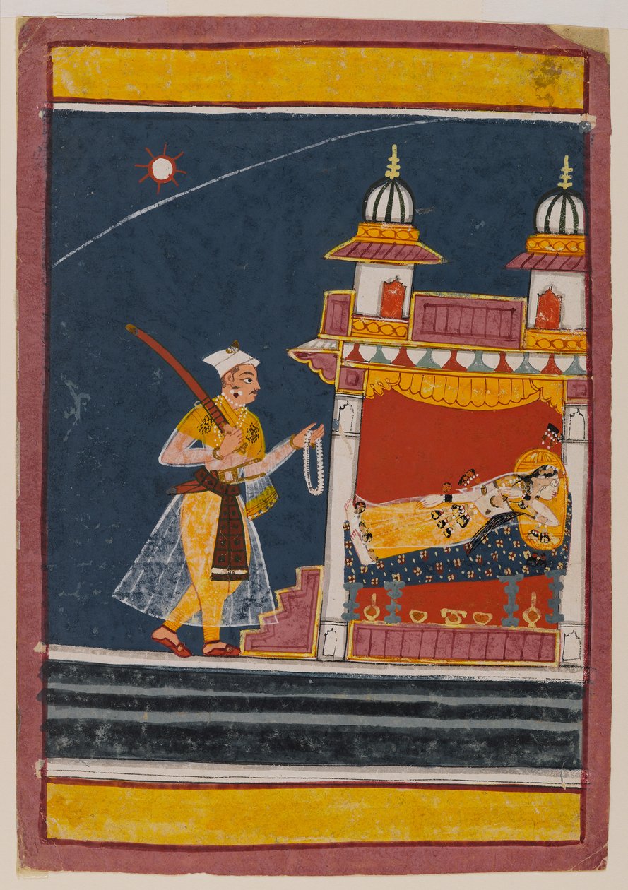 Lalita Ragini, c.1650 de Indian School