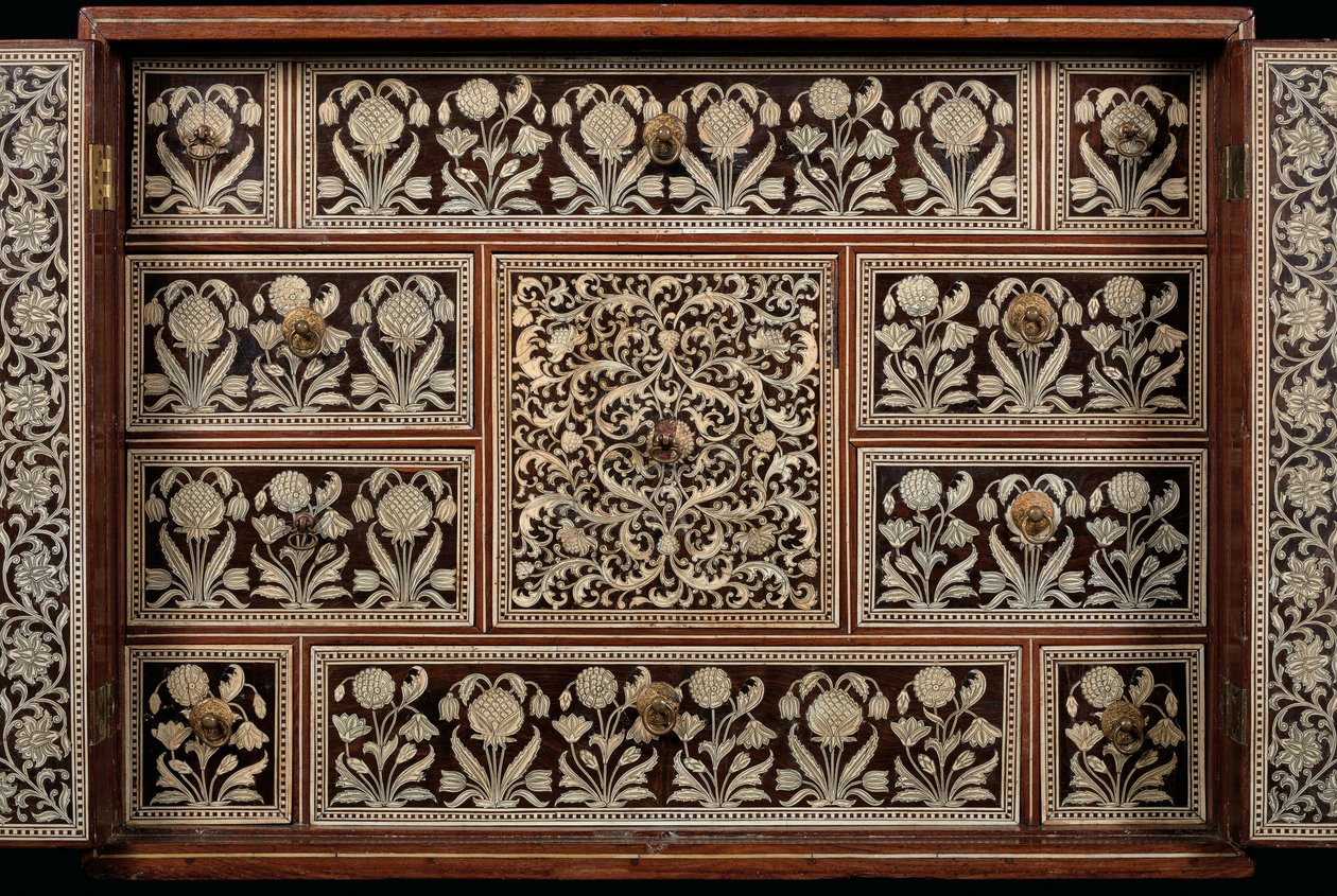 Gabinete mogol, Gujarat o Sindh, India Occidental de Indian School