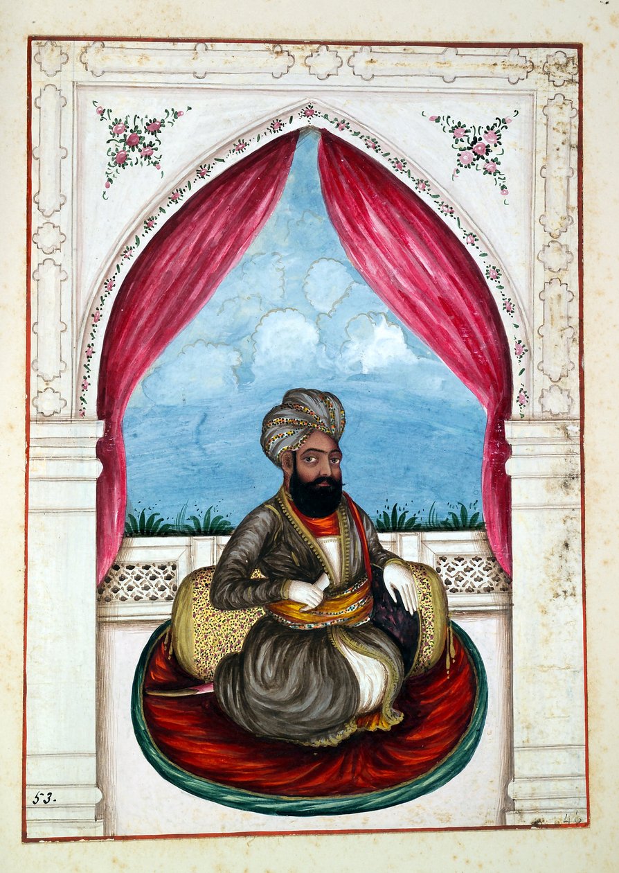Nawab Mohammad Akhbar Khan, del Reino del Punjab, sus Gobernantes y Jefes, volumen II de Indian School