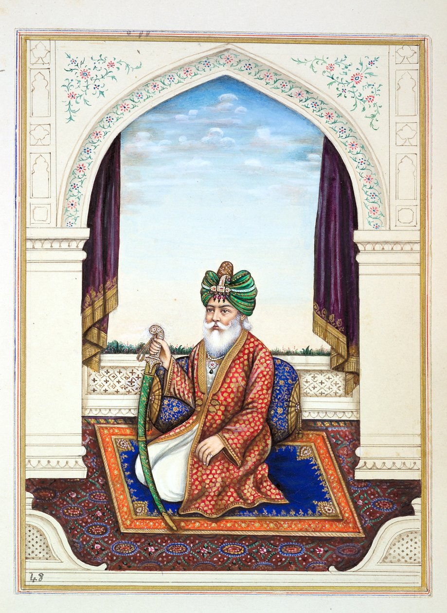 Nawab Mozaffir Khan (Multani), del Reino del Punjab, sus Gobernantes y Jefes, volumen II de Indian School