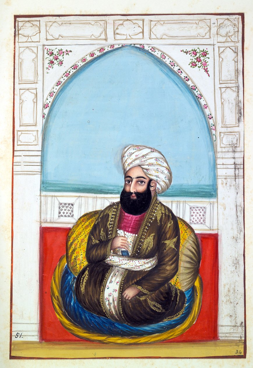 Nawab Synd Mohammad Khan, del Reino del Punjab, sus Gobernantes y Jefes, volumen II de Indian School