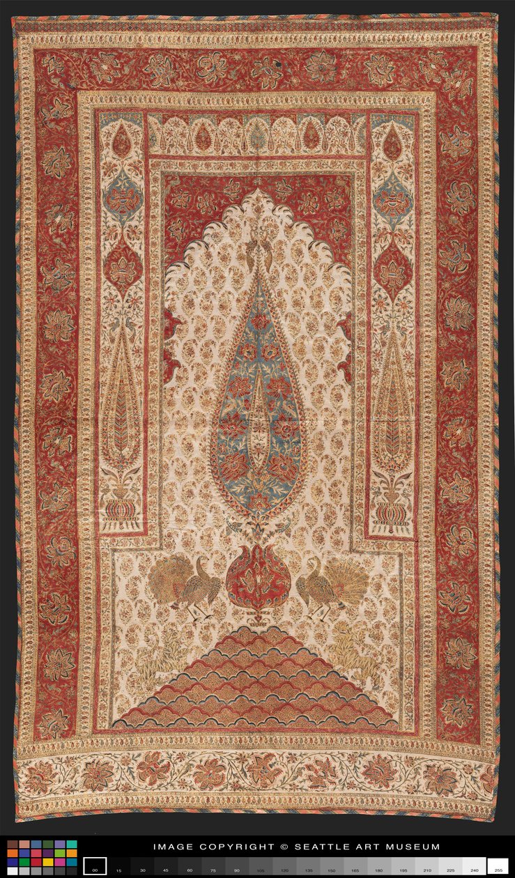 Palampore (cubierta de cama), principios del siglo XIX de Indian School