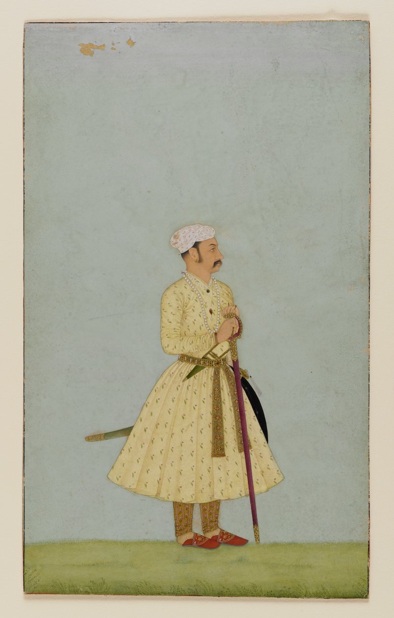Retrato de Rao Chattar Sal de Bundi, c.1675 de Indian School