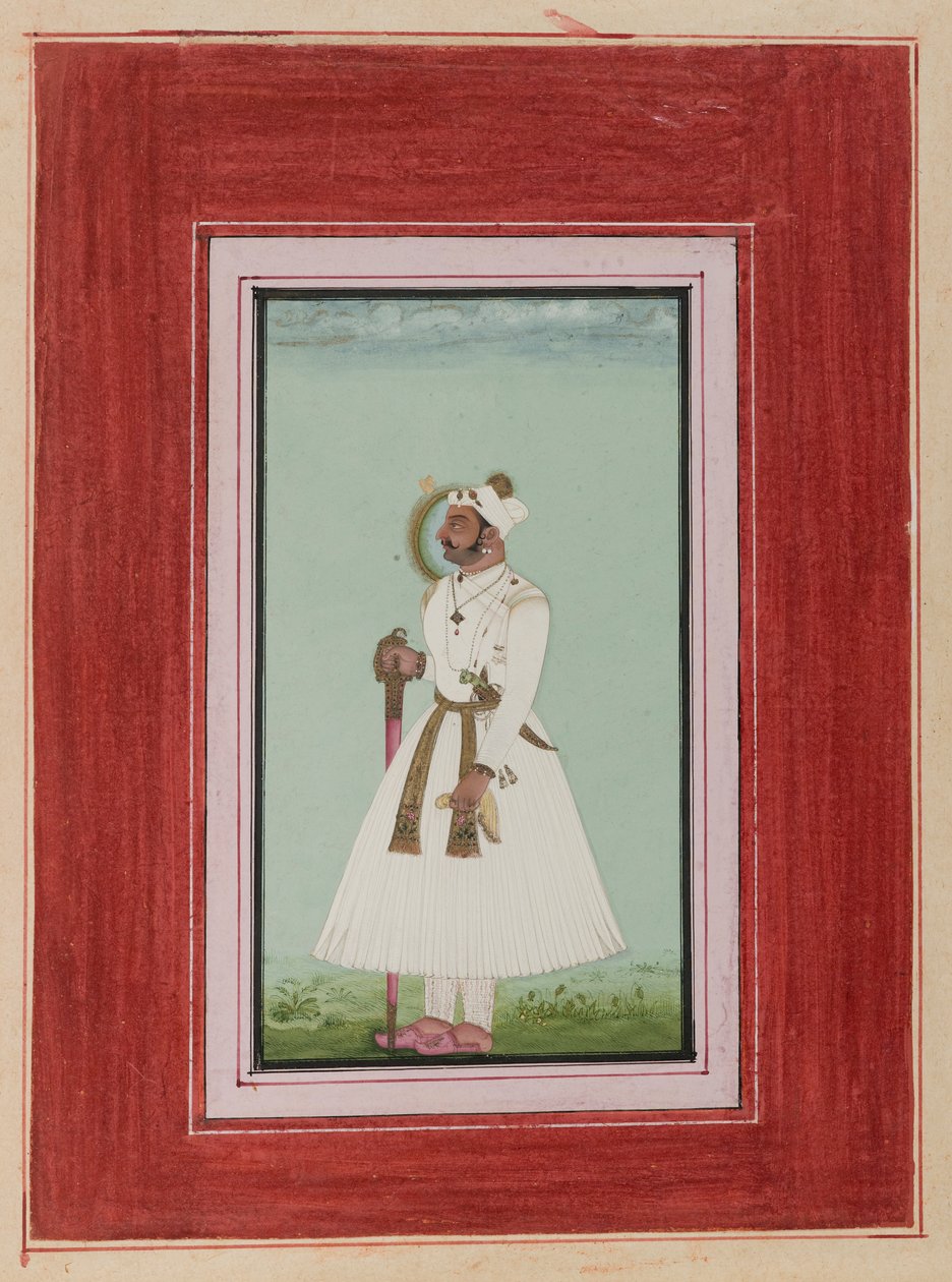 Retrato de Rao Vir Singh de Indian School
