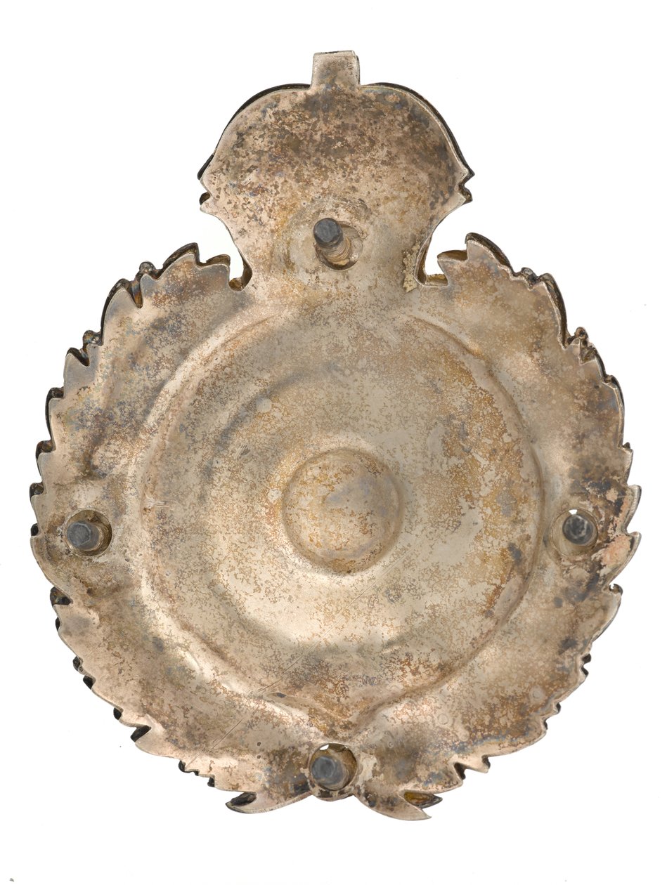 Placa de cinturón de bolsa, Bombay Volunteer Rifles, 1877-1901 de Indian School