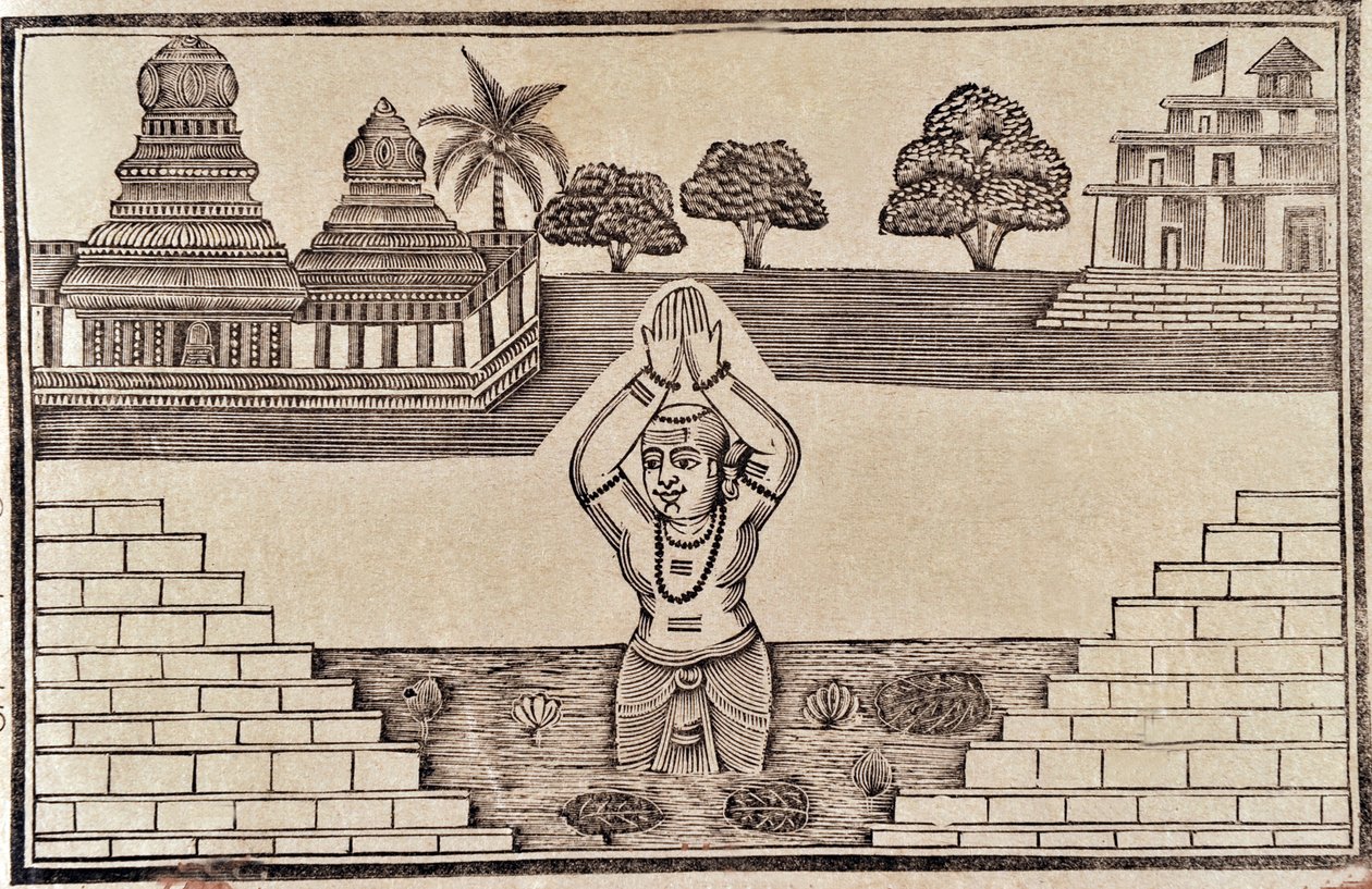 Escena del río de Indian School